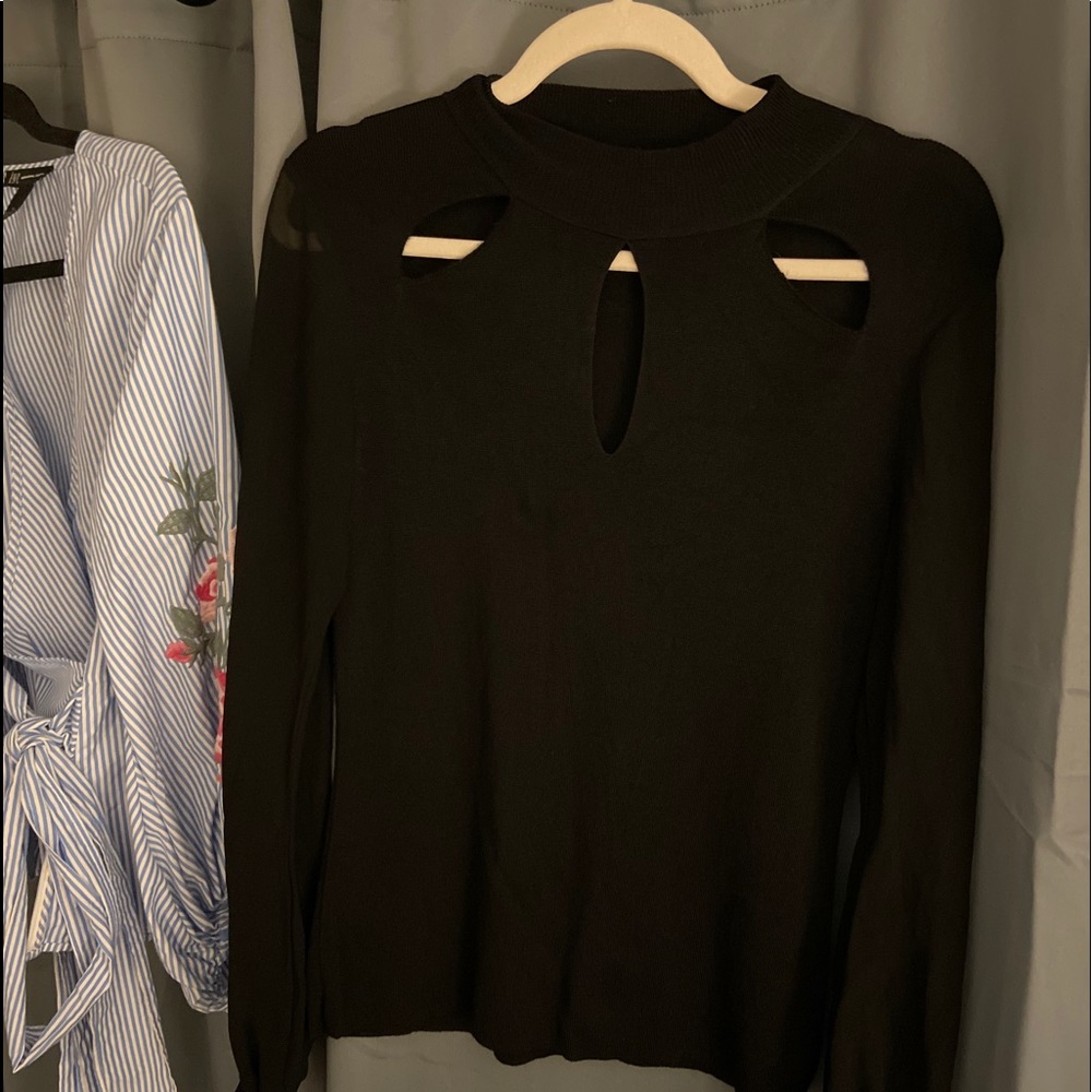 Black dress Shirt.
